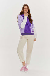 Mystischer Pflaume Polo-Sweatshirt